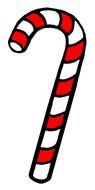 Clip art of Christmas Candy Cane