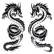 Dragon Tattoo Design Template