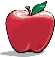 pink Apple Clip Art darwing