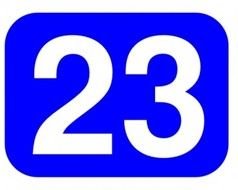 Number 23 Clip Art