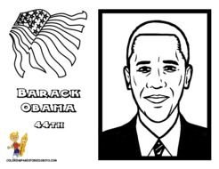 Barack Obama Coloring Pages Printable
