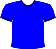 Ä°llustration of blue T Shirt