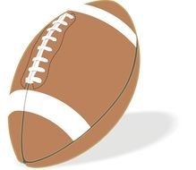 Free Football Clip Art drawing