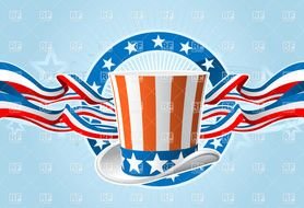 Clipart of Fourth Of July Emblem