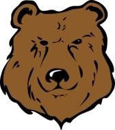 Cartoon Bear Head Clip Art