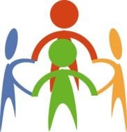 People Holding Hands Clip Art N3