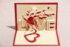 3D Paper Art Greeting Card