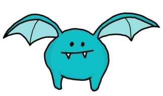 cartoon fat bat