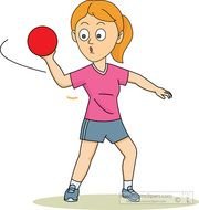 Throwing Ball Clip Art
