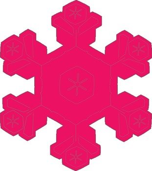 Green Snowflake Clip Art