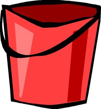 Red Bucket Clip Art