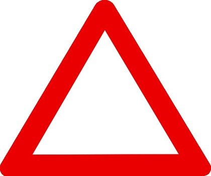 Red White Triangle Logo