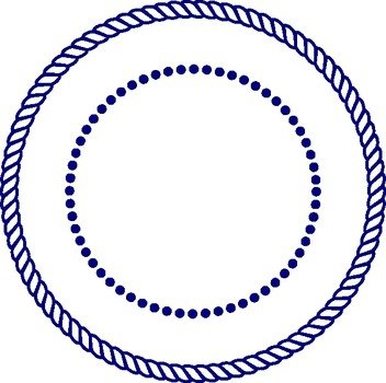 Round Border Clip Art