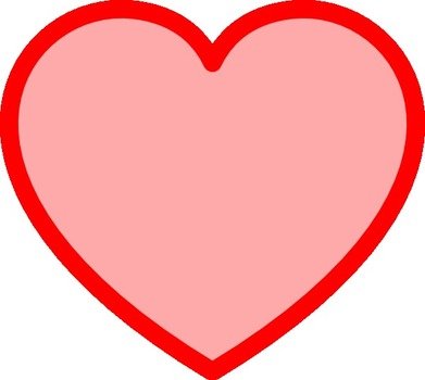 Red Heart Clip Art N4