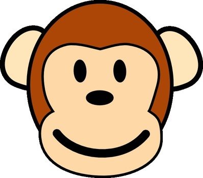 Cartoon Monkey Clip Art N4