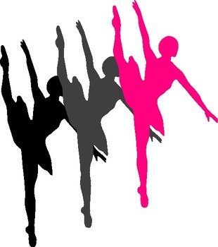 Ballet Dancer Silhouette Clip Art N4