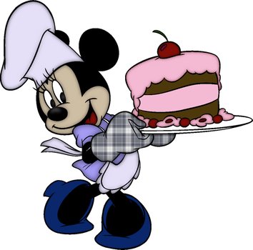Minnie Birthday Cake Clipart