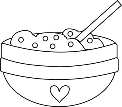 Mixing Bowl Coloring Page