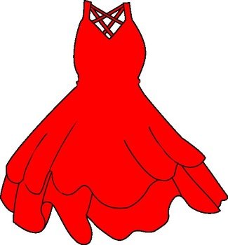 Cartoon Dresses Clip Art