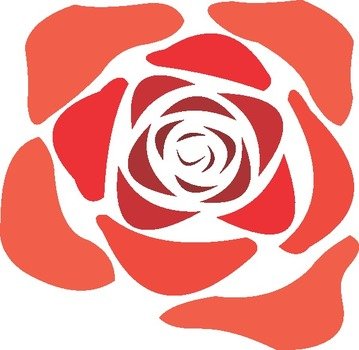 Rose Flower Clip Art N3