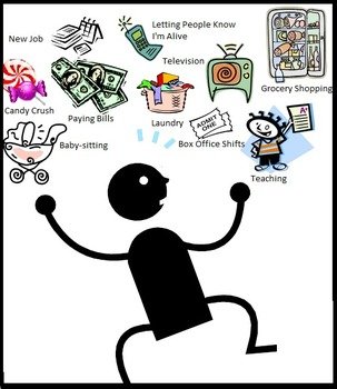 Too Busy Clip Art