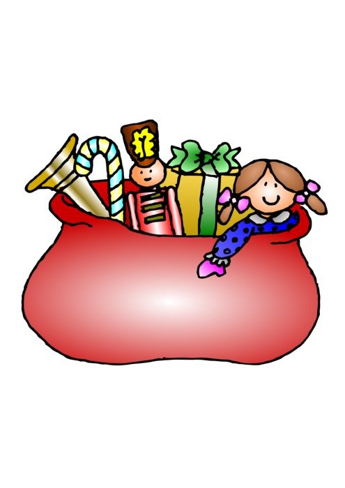 Clip art of Christmas gifts