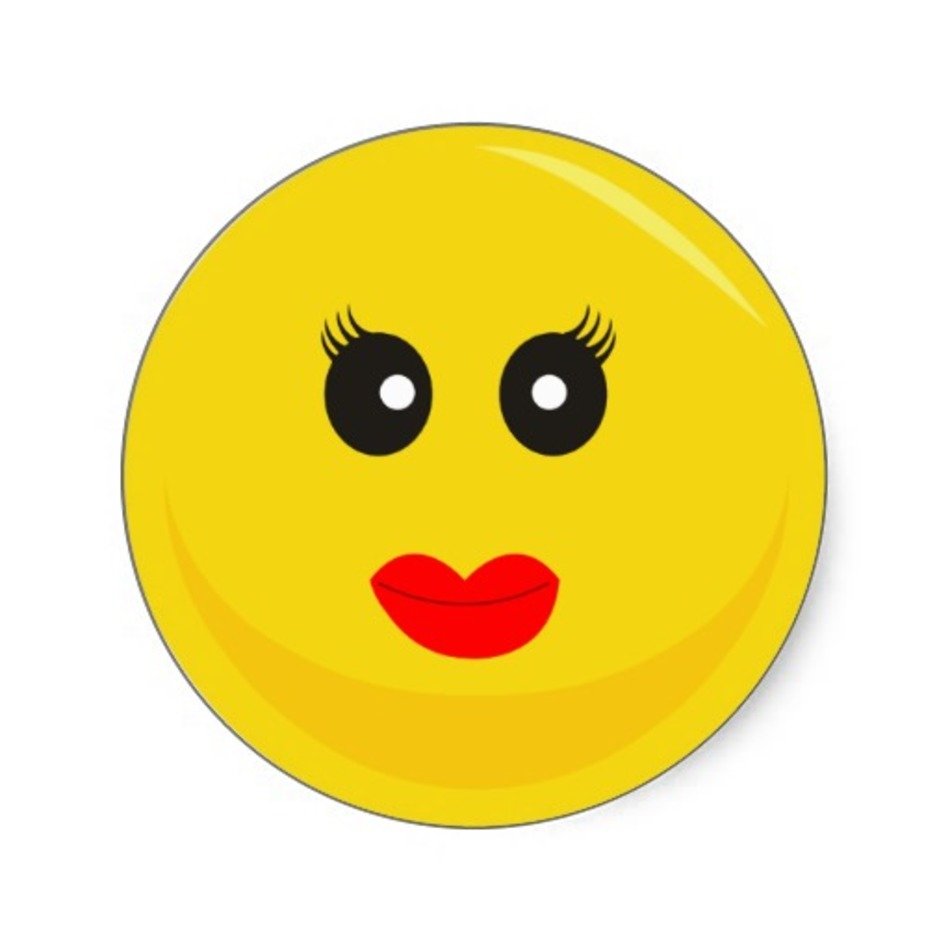 Kissy Smiley Face Clip Art