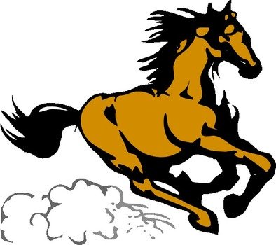 Running Horse Clip Art N4