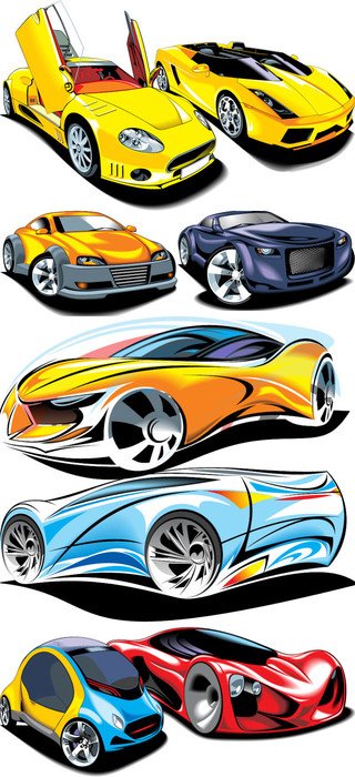 Sports Car as a picture for clipart