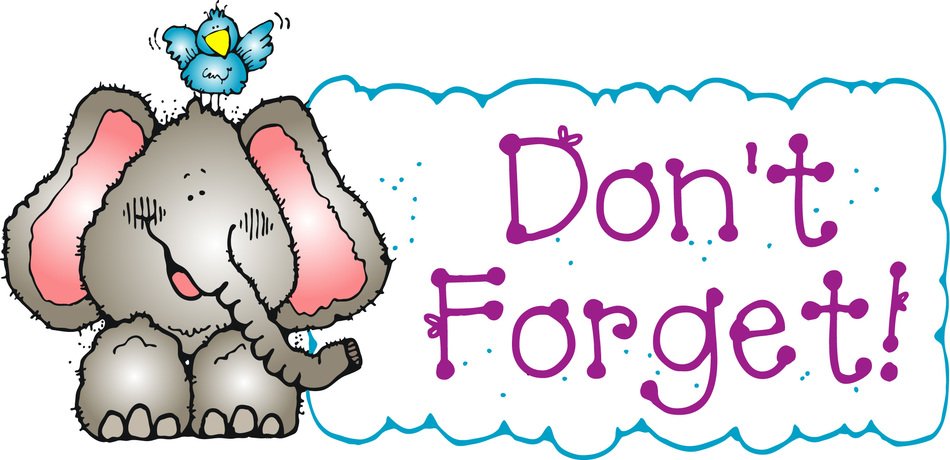 Don't Forget! as a graphic illustration