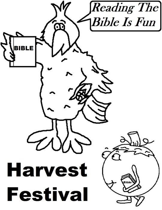 Fall Harvest Coloring Pages