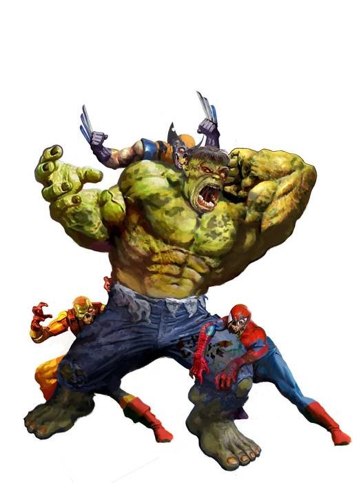 Spider Man Vs Hulk Wolverine