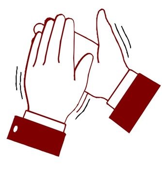 Hand Clip Art Black And White