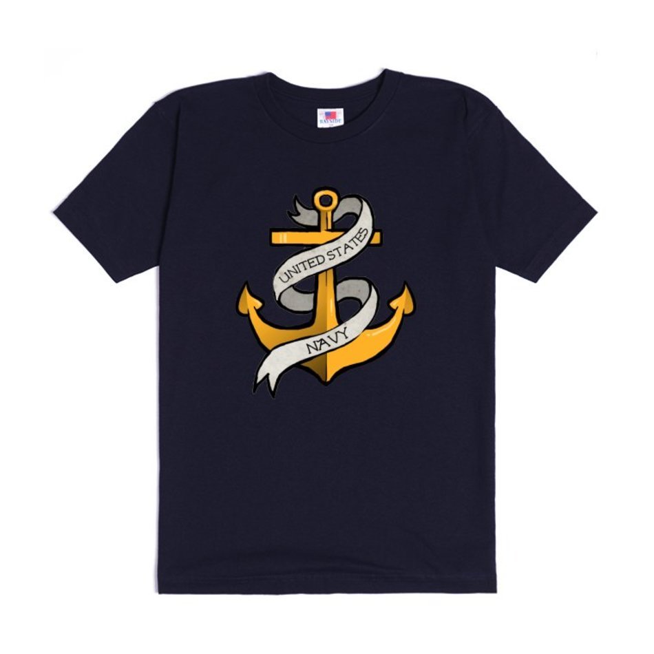 Navy Anchor Baby