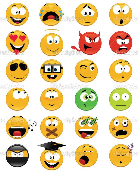 Google Smiley Face Clip Art free image download