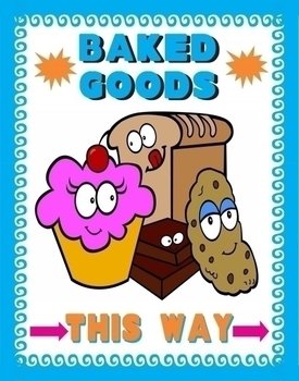 Bake Sale Sign Clip Art
