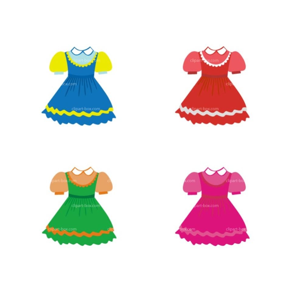 Cartoon Dress drawing