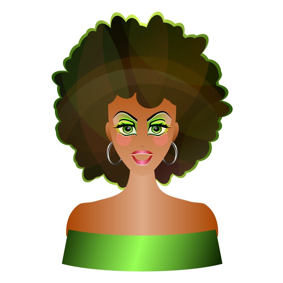woman with African hair style