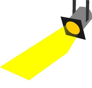 Stage Lights Clip Art N2