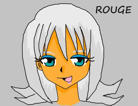 portrait of a beautiful girl as a graphic image