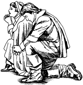 Thanksgiving Pilgrim Coloring Pages