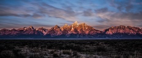 extraordinary beautiful Mountain Range
