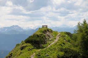 panorama of the Dachstein, austria