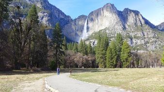 scenic Yosemite National Park