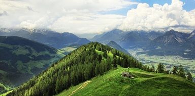 panorama of the valley Intntal