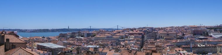 Lisbon unusually beautiful Panorama