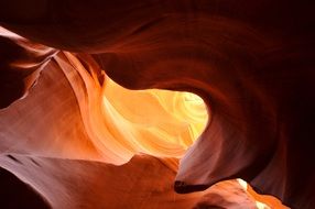 Rock canyon in Utah in America