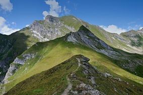 Tyrol in Austria on a sunny day