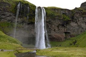 Seljalandsfoss waterfall in Iceland