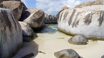 exotic beach in Virgin Gorda
